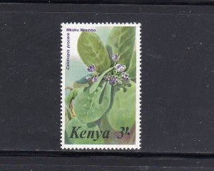 KENYA #352 1985 3sh FLOWER MINT VF NH O.G
