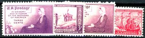 U.S. #736-739 MINT OG N.