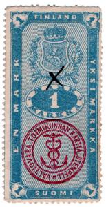 (I.B) Finland Revenue : Duty Stamp 1M