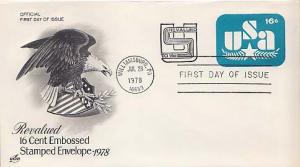 United States, First Day Cover, Postal Stationery