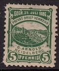 German 19th C. Local Post, Heidelberg #36, unused, CV 10.00, See Description