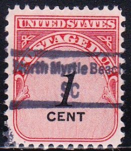 Precancel - North Myrtle Beach, SC PSS 843 - Town and Type Issue