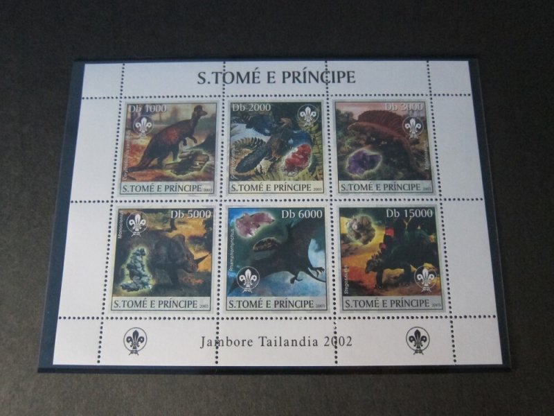 St. Thomas & Prince Islands 2003 Sc 1511 Bird set MNH