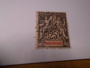 Martinique  #  43  used