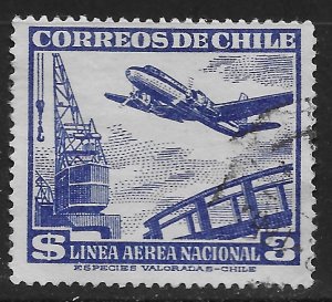 Chile #C160 3p Plane and Dock Crane