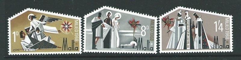 MALTA SG409/11 1968 CHRISTMAS MNH 