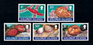 [99384] Solomon Islands 1990 Marine Life Cowrie Shells  MNH