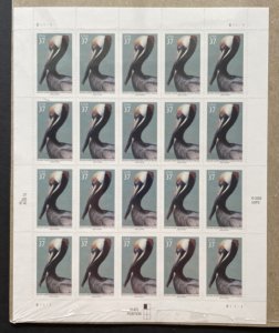 Scott 3774 PELICAN ISLAND NWR Pane of 20 US 37¢ Stamps MNH 2003