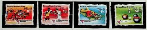 Papua New Guinea Sc 571-4 MNH SET of 1982 - Sport