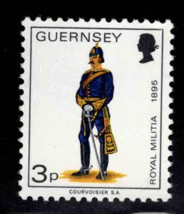 Guernsey Scott 100 MNH** Soldier in Uniform stamp