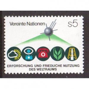 United Nations Vienna  #27  MNH 1982  use of outer space