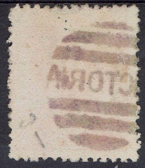 VICTORIA 1885 QV OVERPRINTED STAMP DUTY 4D USED 