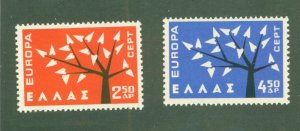 GREECE 739-40 MH CV $2.25 BIN $1.00