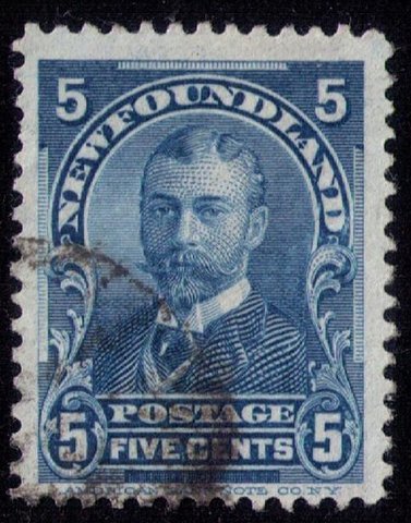 Newfoundland Sc 85 Blue Used Fine