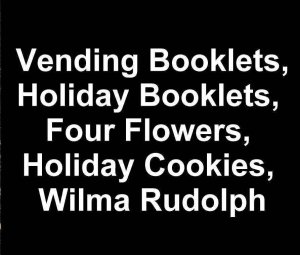 Showgard  260/46 10 Black Vending Holiday Booklets Wilma Rudolph Other