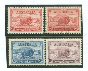 Australia  #147/147a-149 Unused Single (Complete Set)