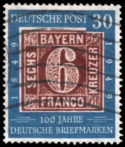Germany - Scott 668  - Used - Thin
