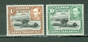 KENYA UGANDA TANGANYIKA GEO VI #98-99 MINT VERY LIGHT H