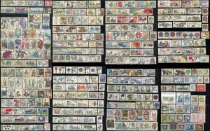 300 Czechoslovakia Postage Stamps Collection Europe 1978-1990 Czech Used