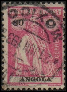 Angola 159A - Used - 80c Ceres (1922) (cv $0.55)