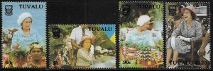 Tuvalu #507-10 MNH Set - Independence - Queen Elizabeth II