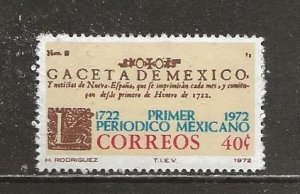 Mexico Scott catalog # 1039 Unused Hinged