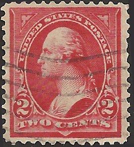 # 279Bd Used Orange Red George Washington