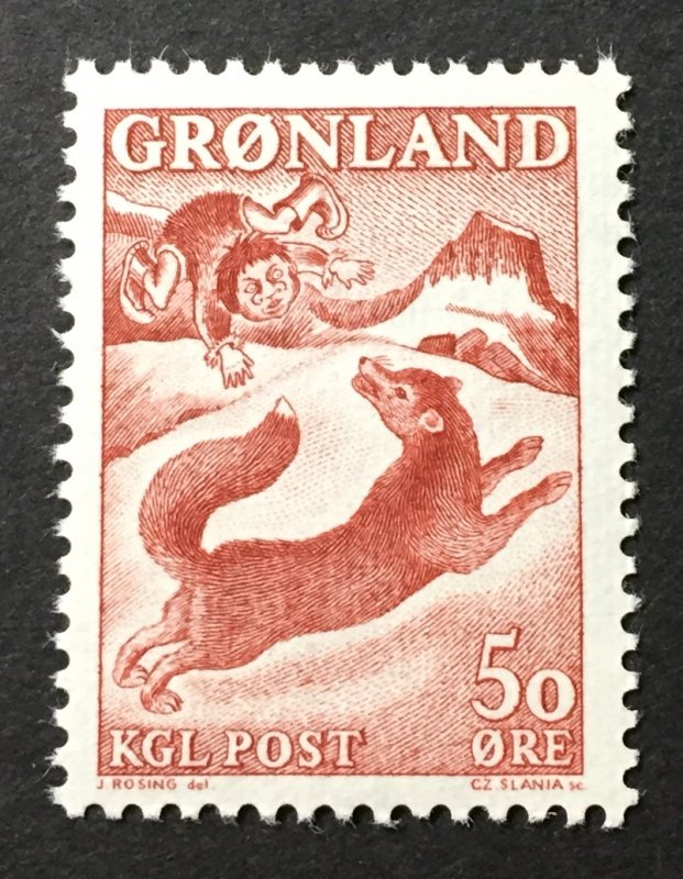 Greenland 1957-69 #41 MNH, CV $1.10