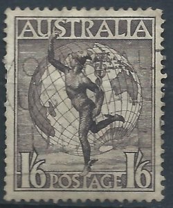 Australia 1949 - 1/6 Hermes watermarked - SG223a used