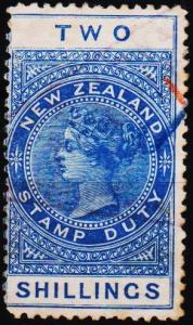 New Zealand. Date? 2s Stamp Duty. Fine Used