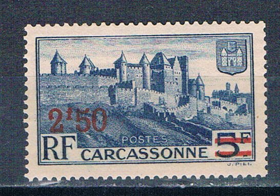 France 411 Unused Carcassonne op 1940  (F0199)+