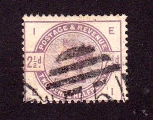 Great Britain stamps #101, used,  CV $18.50