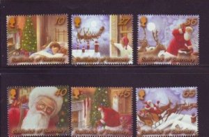 Guernsey Sc 810-815 2003 Christmas stamp set mint NH