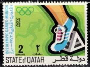 Qatar - #304 1972 Olympics - Running - MNH