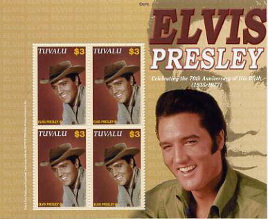 TUVALU SHEET ELVIS PRESLEY 