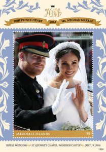 Marshall Islands 2018 Prince Harry & Meghan Markle Royal Wedding S/S MNH