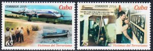 CUBA Sc# 5821-5822  VICTIMS OF TERRORISM  Cpl set of 2  2016  MNH mint