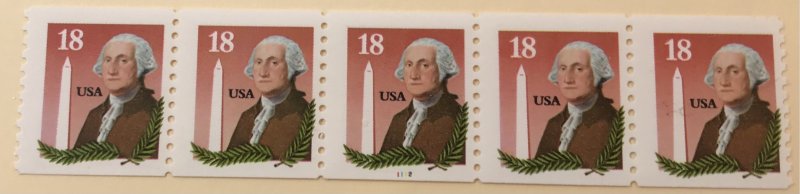 USA 2149 #1112 MNH PNC strip of 5 SCV $2.75