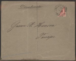 German 1900 Marshall Islands 10pf Bisect Mi 9H Registered Cover Jaluit Po 110212