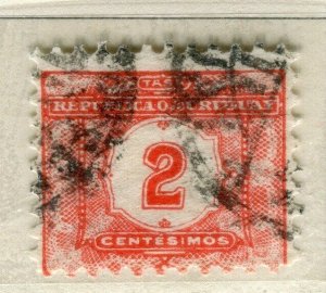 EL SALVADOR;  1902 early TAXE stamp fine used 2c. value