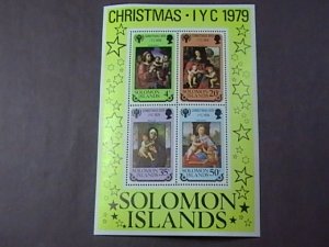 SOLOMON ISLANDS # 416a-MINT/NEVER HINGED------SOUVENIR SHEET------1979