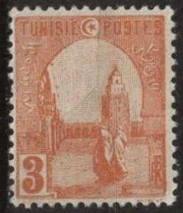 Tunisia 31 (mhr) 3c Grand Mosque at Kairouan, lt red (1919)