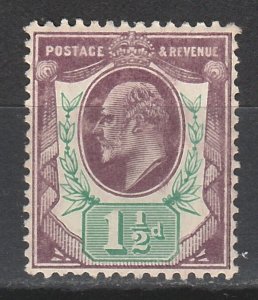 GREAT BRITAIN 1902 KEVII 11/2D