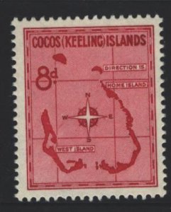 Cocos Islands Sc#3 MNH