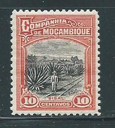 Mozambique Company 126 10c Sisal Plantation single MLH
