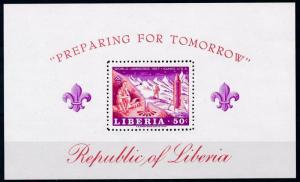 [66617] Liberia 1967 Scouting Pfadfinder Sheet 12th World Jamboree Idaho MNH