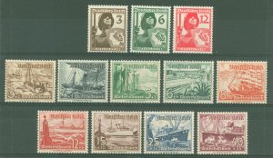 Germany #481-3/B107-15 Mint (NH) Single (Complete Set)