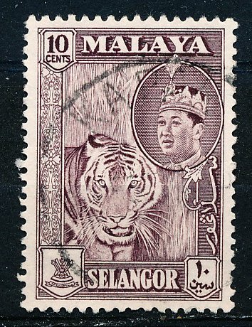 Malaya Selangor #119 Single Used