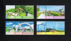 Taiwan Stamp Sc 4143-4246 Bike at Taiwan set MNH