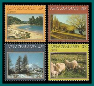 New Zealand 1982 Four Seasons Scenery, MNH 748-751,SG1266-SG1269